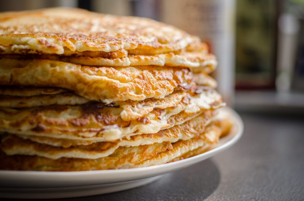 almond banana panckakes