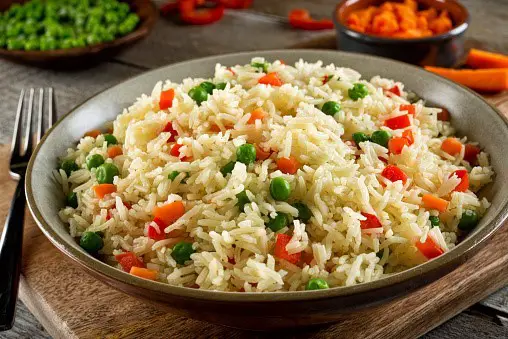 vegetable with rice