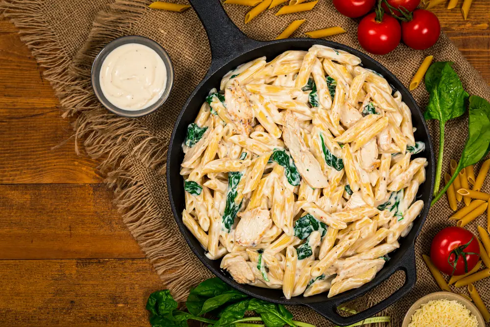 5 ingredient chicken alfredo