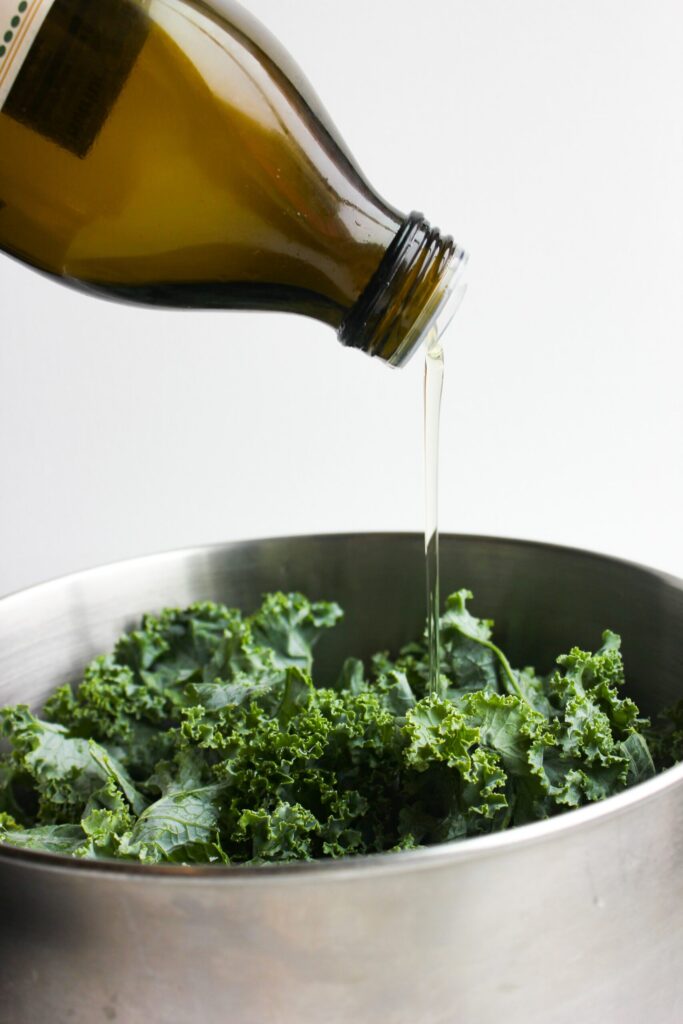 kale with olive oil