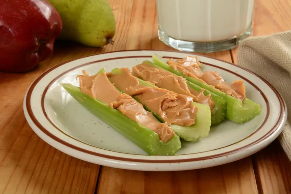 almond butter celery