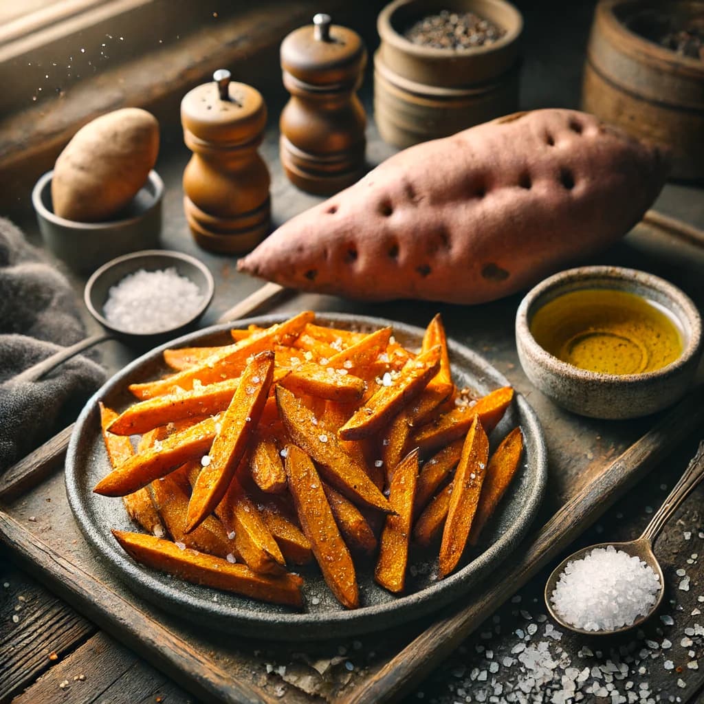 Oven sweet potato fries