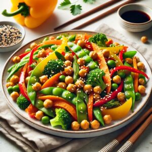 Chickpea and Vegetable Stir-Fry