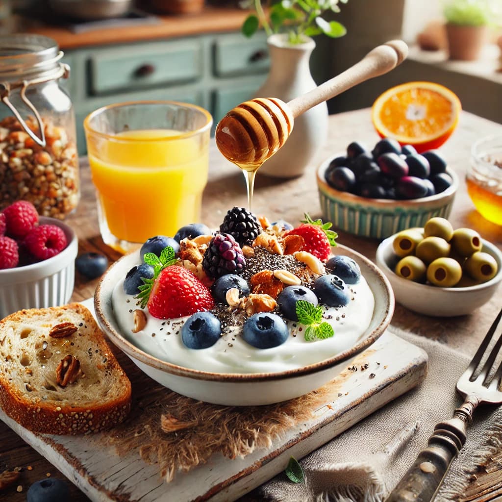 Greek Yogurt With Berries