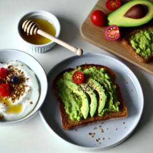 mediterranean diet avocado toast