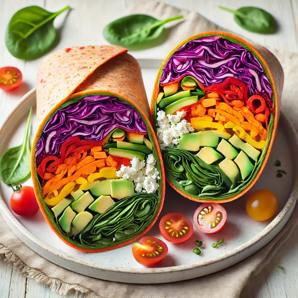 rainbow wrap