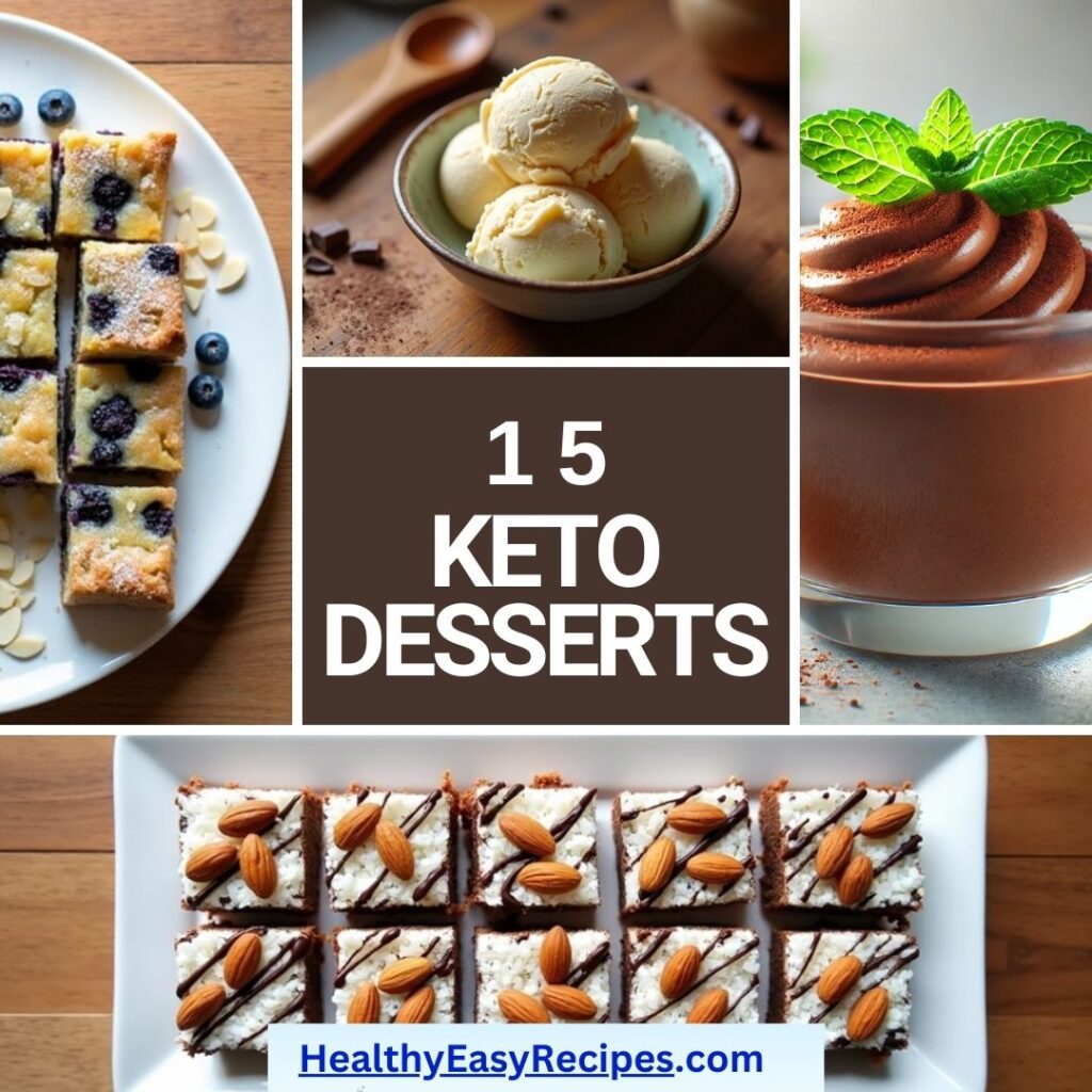 keto desserts