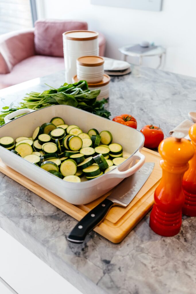 zucchini slices